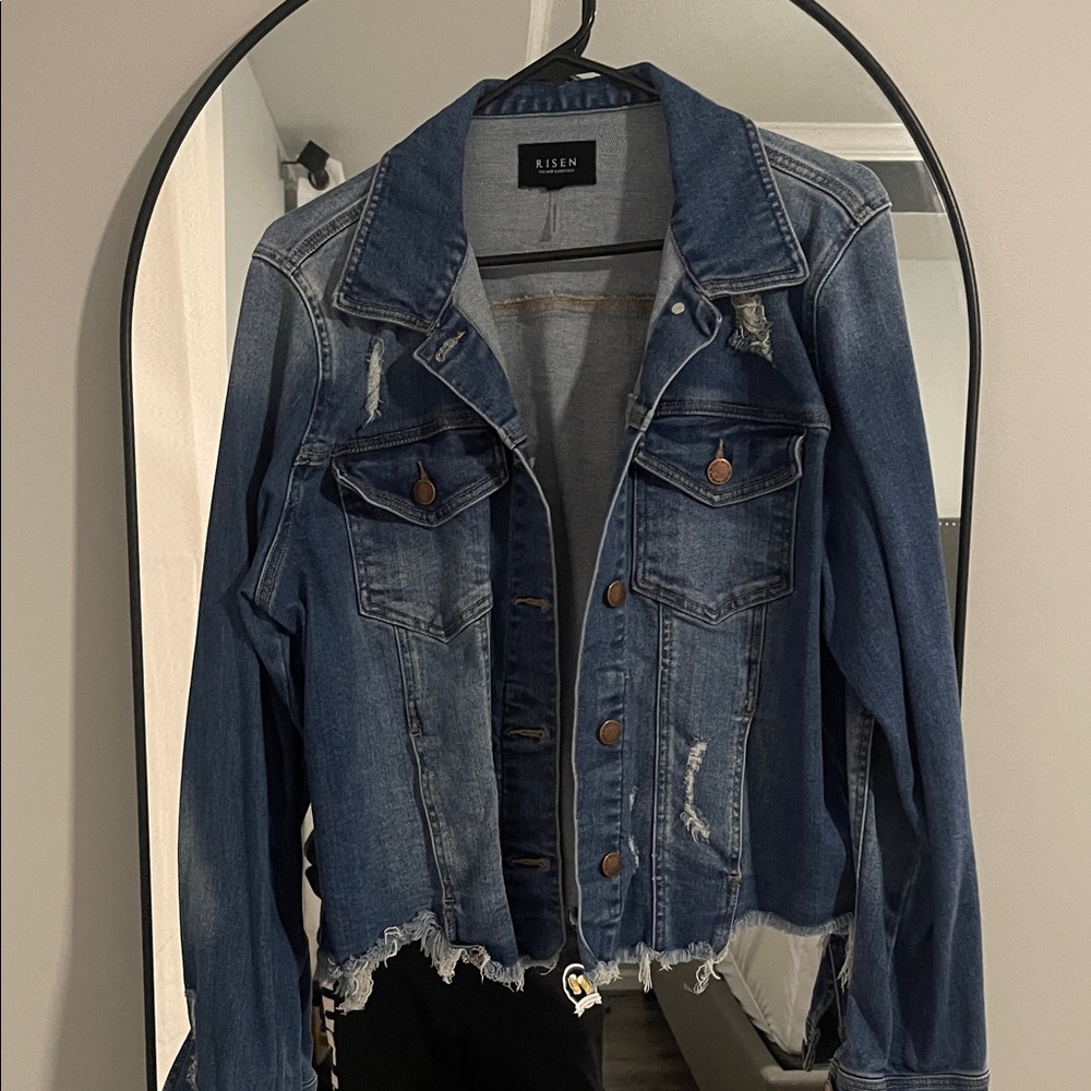 Risen Women's Blue Jean Jacket NWOT